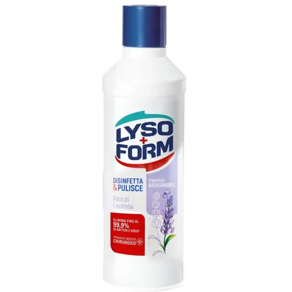 LYSOFORM Lysoform Detergente Pavimenti 1100ml - Fiori di Lavanda - MegaPrezzo