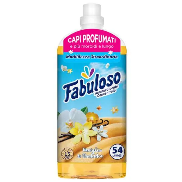 FABULOSO Fabuloso Ammorbidente Concentrato 1250ml - Vaniglia e Orchidea - MegaPrezzo