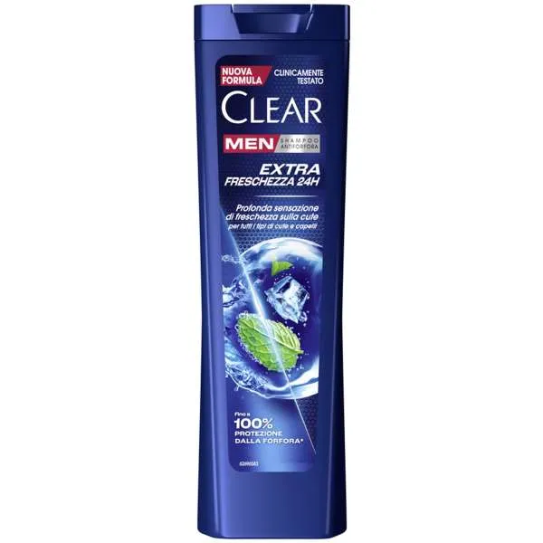 CLEAR Clear Shampoo 225ml - Extra Freschezza 24h - MegaPrezzo