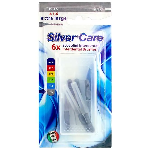 SILVER CARE Silver Care Scovolino Interdentale Extra Large - 6pz - MegaPrezzo
