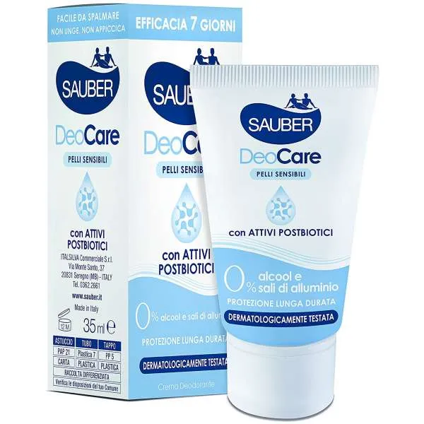 SAUBER Sauber DeoCare Deodorante in Crema - 35ml - MegaPrezzo