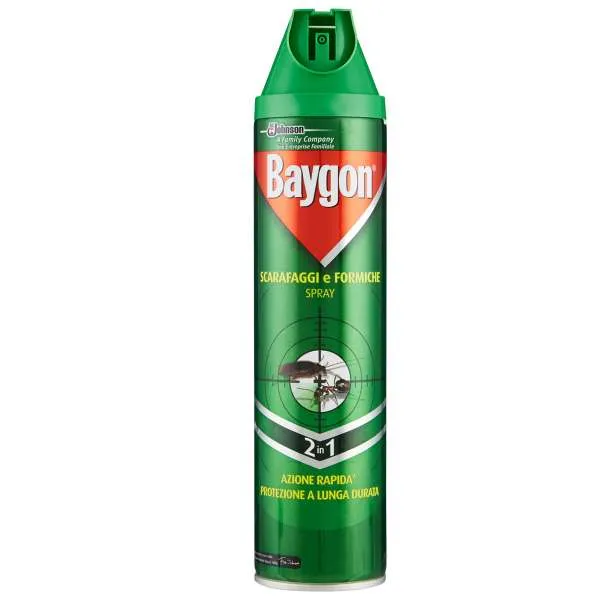 BAYGON Baygon Insetticida Spray Scarafaggi e Formiche - 400ml - MegaPrezzo