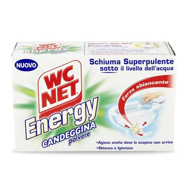 WC NET WC Net Energy con Candeggina in Polvere - 4x60gr - MegaPrezzo