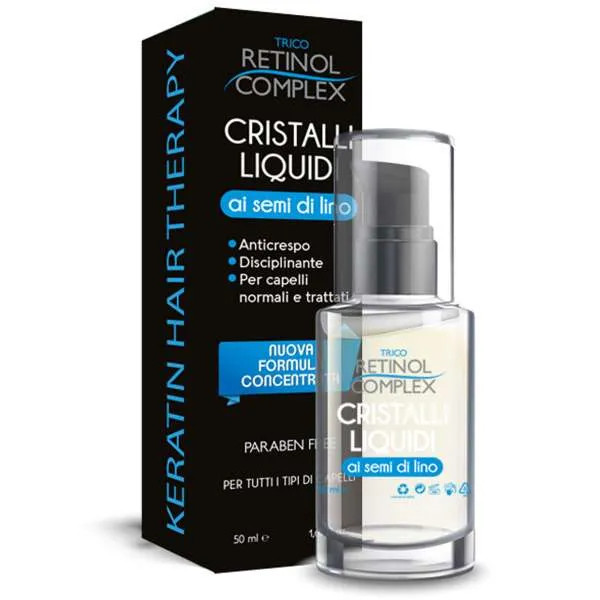 RETINOL COMPLEX Keratin Complex Cristalli Liquidi ai Semi di Lino - 50ml - MegaPrezzo