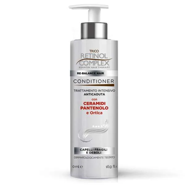 RETINOL COMPLEX Trico Retinol Complex Conditioner Anticaduta con Ceramidi e Pantenolo - 500ml - MegaPrezzo