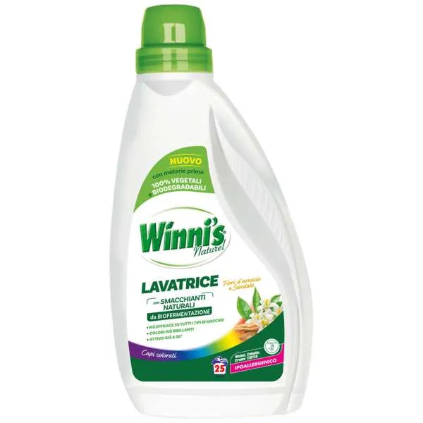 WINNI'S Winni's Naturel Detersivo Lavatrice 1125ml - Capi Colorati - MegaPrezzo