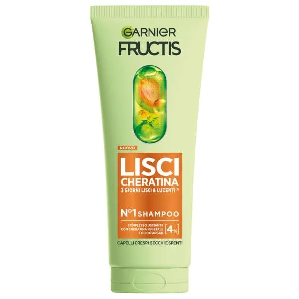 GARNIER Garnier Fructis Shampoo Lisci Cheratina - 200ml - MegaPrezzo
