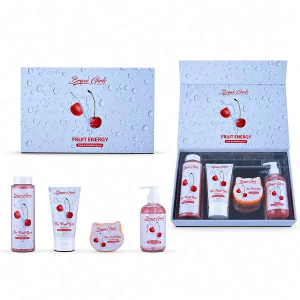 BRAVE GIRLS Brave Girls Cofanetto Fresh & Revitalizing Care Ciliegia - 4pz - MegaPrezzo