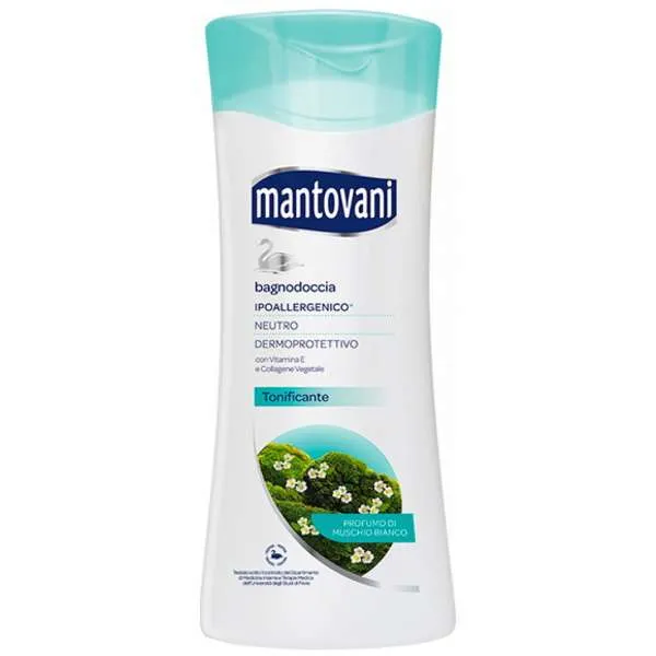 MANTOVANI Mantovani Bagnoschiuma Neutro Muschio Bianco - 400ml - MegaPrezzo