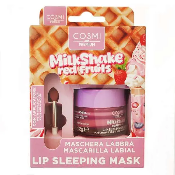COSMI ITALIA Cosmi Maschera Labbra con Applicatore 12gr - MilkShake Red Fruits - MegaPrezzo