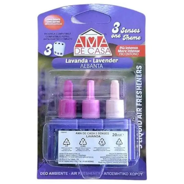 AMA DE CASA Ama de Casa Deodorante Ambiente 3Volution Ricarica - Lavanda - MegaPrezzo