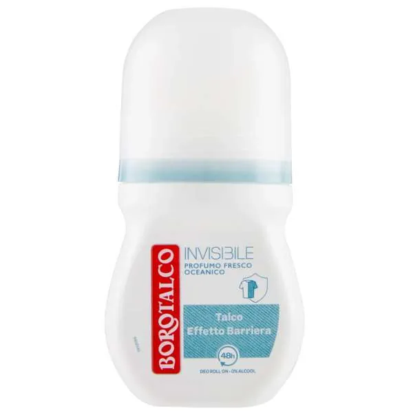 BOROTALCO Borotalco Deodorante Roll-On Invisibile Oceanico - 50ml - MegaPrezzo