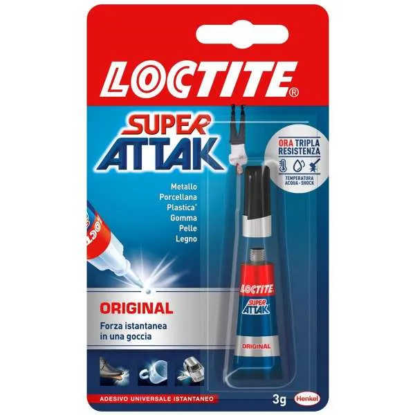 LOCTITE Loctite Super Attak The Original - 3gr - MegaPrezzo