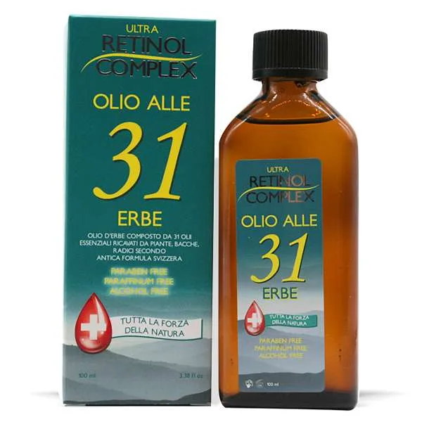 RETINOL COMPLEX Ultra Retinol Complex Olio alle 31 Erbe - 100ml - MegaPrezzo