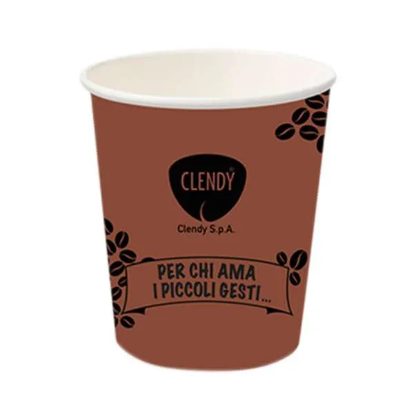 CLENDY Clendy Bicchierini per Caffè 75ml 50pz - Marroni - MegaPrezzo
