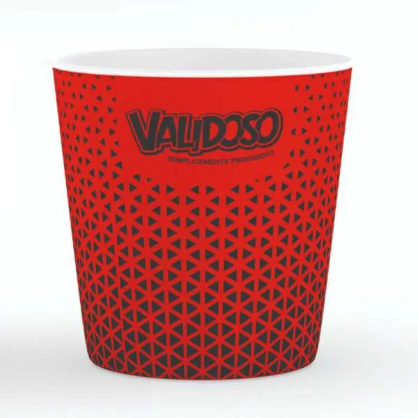 VALIDOSO Validoso Bicchierini per Caffè 75ml 50pz - Rosso - MegaPrezzo