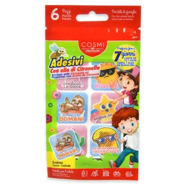 COSMI ITALIA Cosmi Patch Anti Zanzara alla Citronella - 6pz - MegaPrezzo