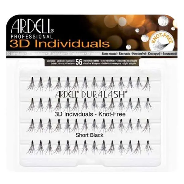 ARDELL PROFESSIONAL Ardell Ciglia Finte 3D Individuals - Short Black - MegaPrezzo