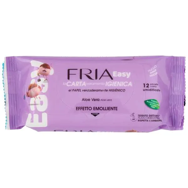 FRIA Fria Easy Carta Igienica Umidificata Emolliente - 12pz - MegaPrezzo