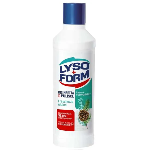 LYSOFORM Lysoform Detergente Pavimenti 1100ml - Freschezza Alpina - MegaPrezzo