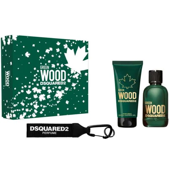 DSQUARED2 Dsquared2 Cofanetto Green Wood Pour Homme Profumo EDT 100ml - MegaPrezzo