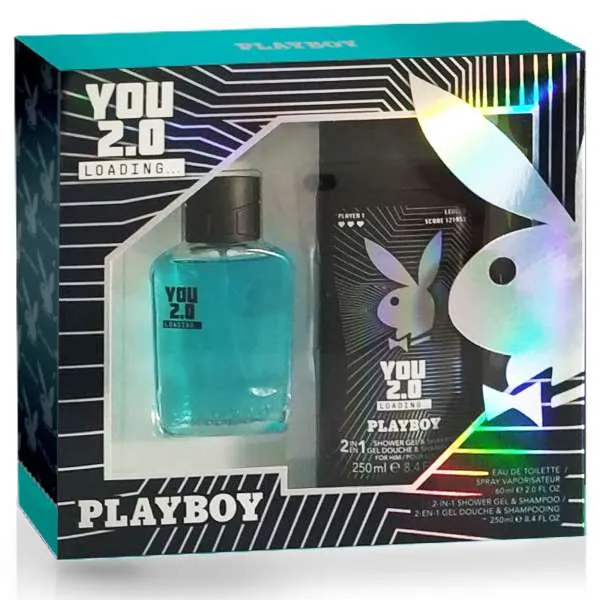 PLAYBOY Playboy Cofanetto You 2.0 Loading Uomo Profumo EDT e Shower Gel - MegaPrezzo
