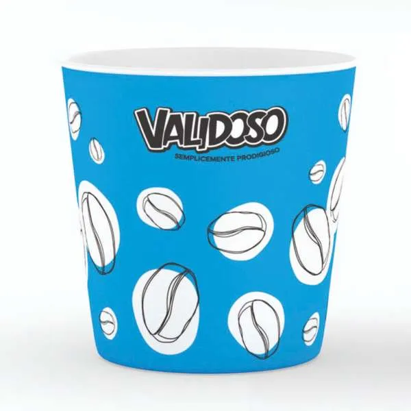 VALIDOSO Validoso Bicchierini per Caffè 75ml 50pz - Azzurro - MegaPrezzo
