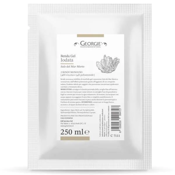 GEORGIE Georgie Bende Gel Iodate Sale del Mar Morto - 2 Bende in 250ml - MegaPrezzo