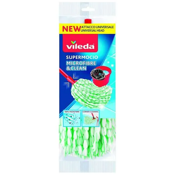 VILEDA Vileda Supermocio Fiocco Microfibre e Clean - MegaPrezzo