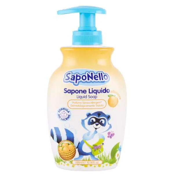 SAPONELLO Saponello Sapone Liquido 300ml - Albicocca - MegaPrezzo