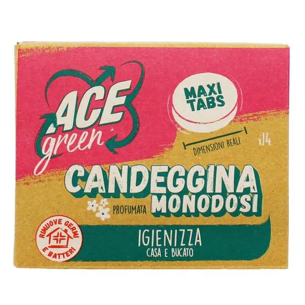 ACE Ace Green Cangeggina Profumata Maxi Tabs - 14pz - MegaPrezzo