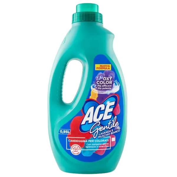 ACE Ace Gentile Candeggina Profumata 950ml - Lavanda e Muschio Bianco - MegaPrezzo