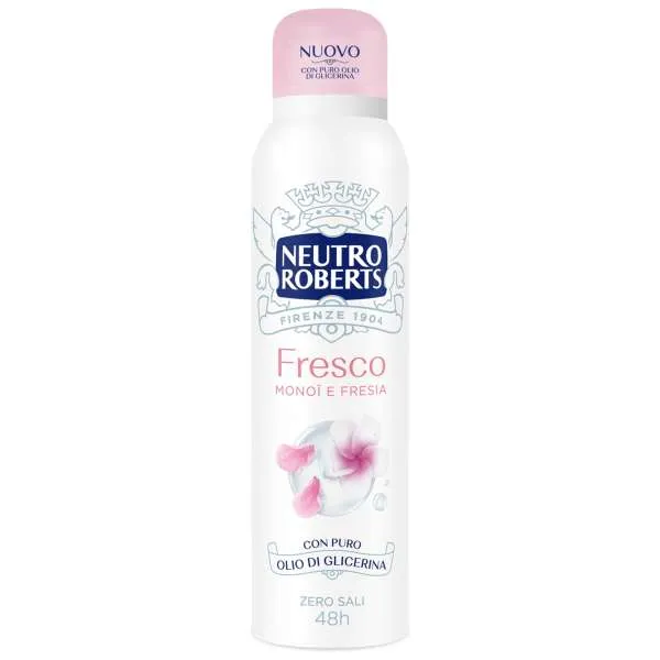 NEUTRO ROBERTS Neutro Roberts Deodorante Spray Fresco Monoi e Fresia - 150ml - MegaPrezzo