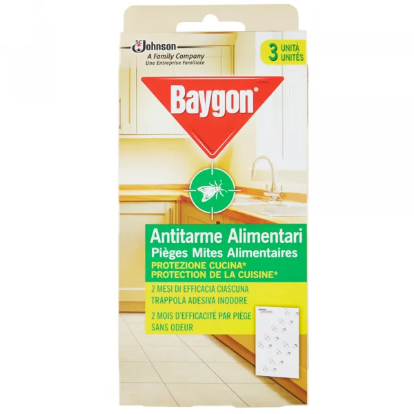 BAYGON Baygon Antitarme Alimentari Protezione Cucina - 3pz - MegaPrezzo