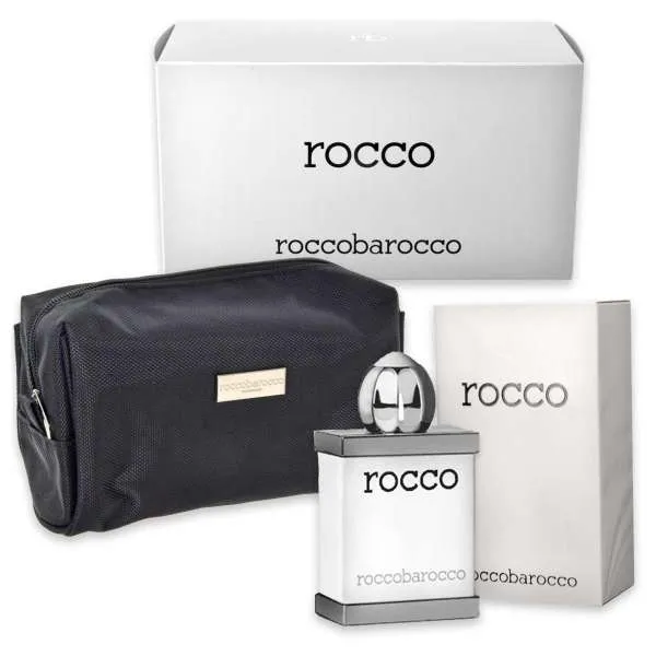 ROCCOBAROCCO Roccobarocco White Man Cofanetto Profumo EDT e Pochette - MegaPrezzo