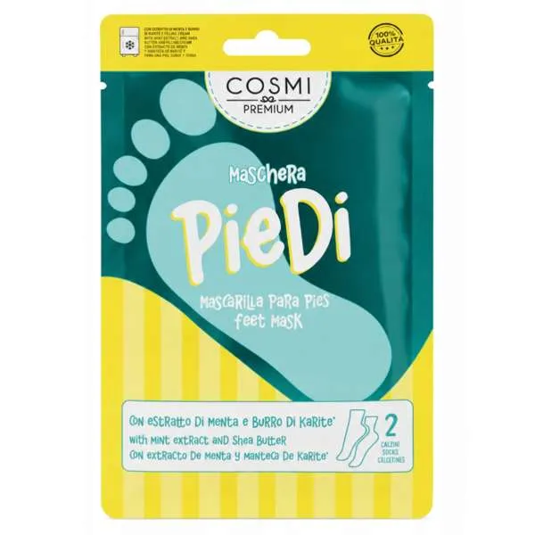 COSMI ITALIA Cosmi Maschera Piedi Rinfrescante - Menta e Karite - MegaPrezzo