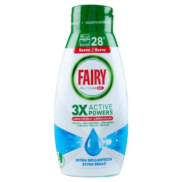 FAIRY Fairy Gel Lavastoviglie Platinum Extra Brillantezza 504ml - Ocean - MegaPrezzo