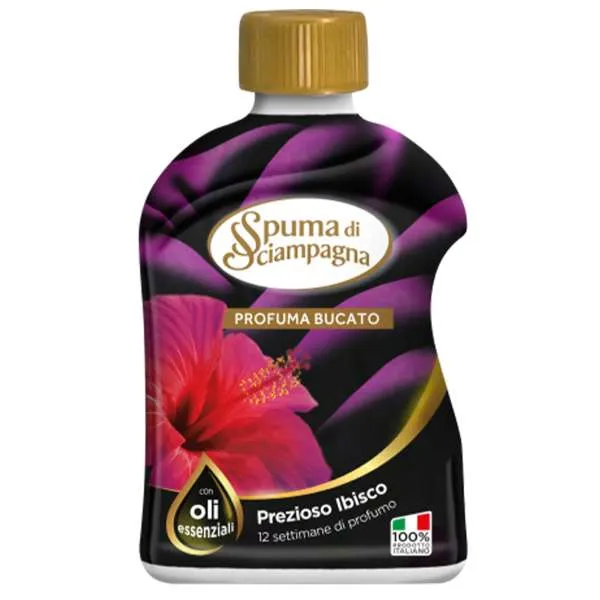 SPUMA DI SCIAMPAGNA Spuma di Sciampagna Profumatore per Bucato 230ml - Prezioso Ibisco - MegaPrezzo