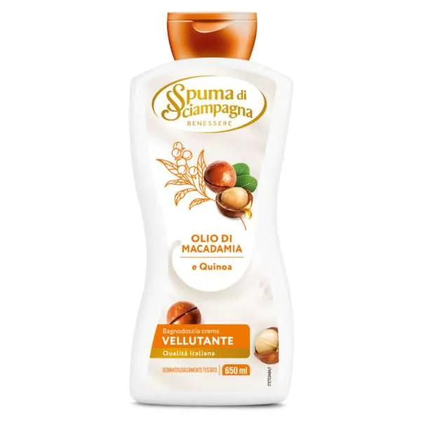 SPUMA DI SCIAMPAGNA Spuma di Sciampagna Bagnodoccia Crema 650ml - Macadamia e Quinoa - MegaPrezzo