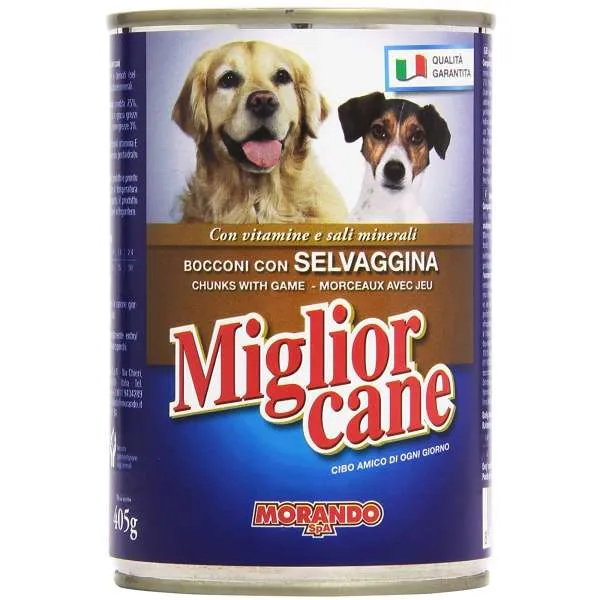 MORANDO Migliorcane Bocconcini 405gr - Selvaggina - MegaPrezzo