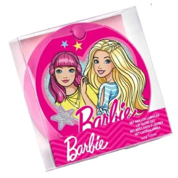KIDSOAP Barbie Set Trucco Lipgloss con Specchio - MegaPrezzo