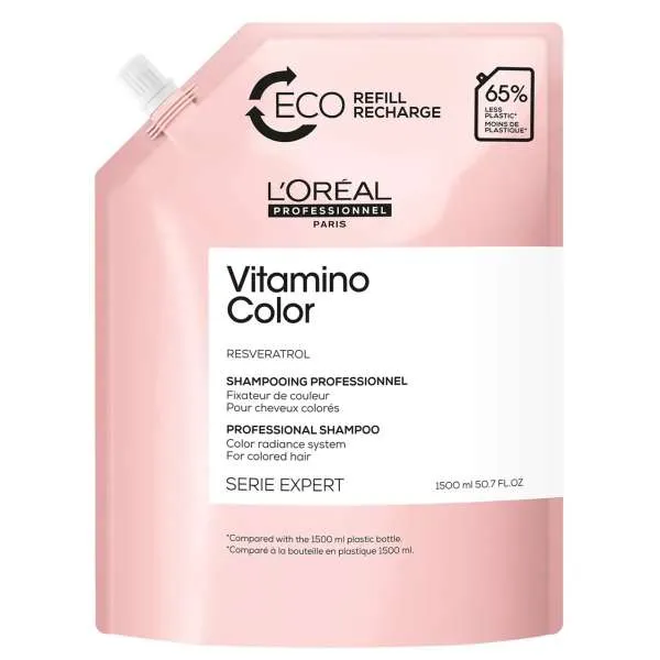 LOREAL PROFESSIONNEL Loreal Expert Vitamino Color Shampoo Capelli Colorati - Ricarica 1500ml - MegaPrezzo