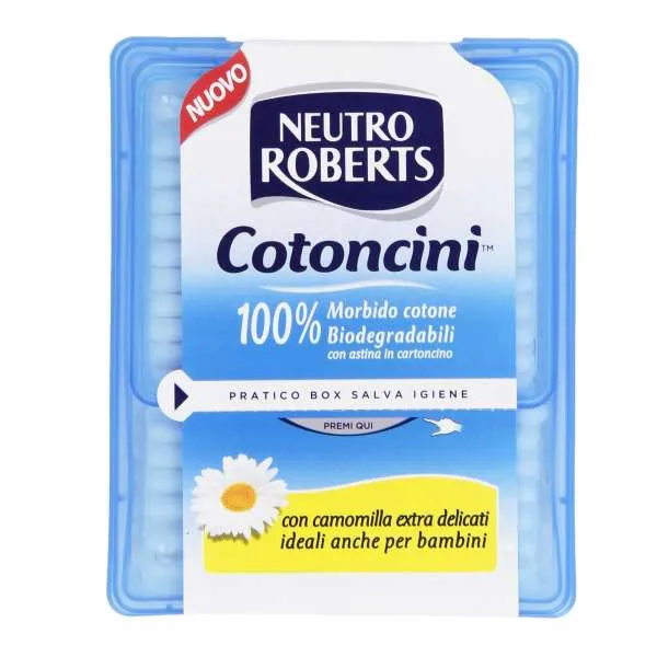 NEUTRO ROBERTS Neutro Roberts Cotoncini Biodegradabili - 260pz - MegaPrezzo
