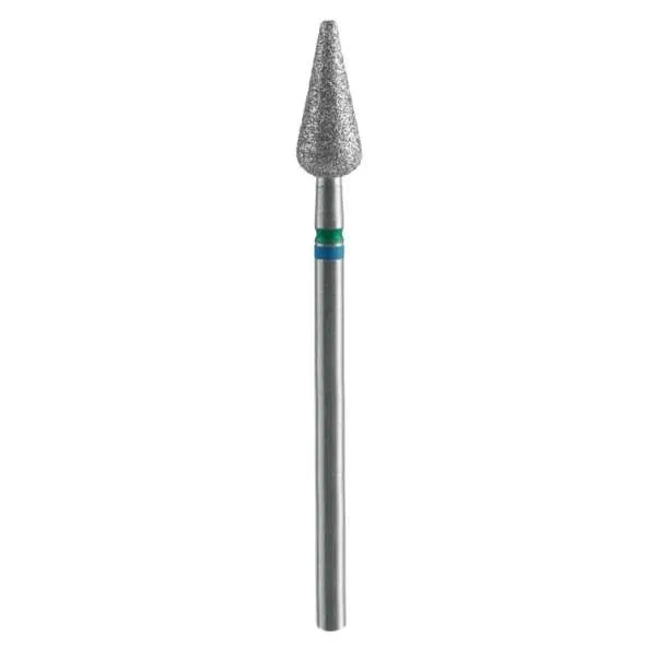 STALEKS PRO Staleks Pro Punta Fresa Diamantata Duo Pera Appuntita 5mm Blu Verde - 12mm - MegaPrezzo