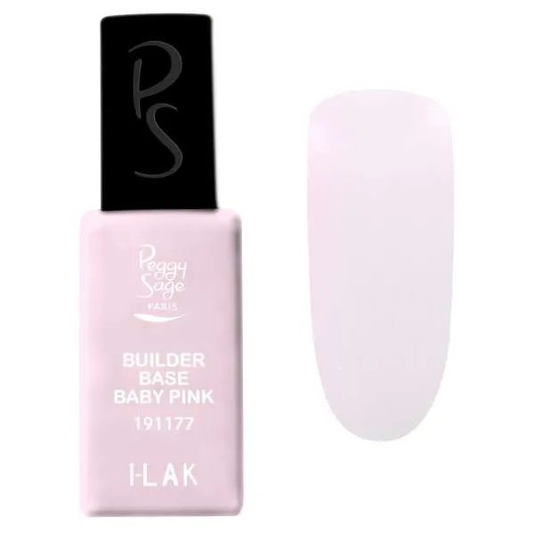 PEGGYSAGE Peggy Sage I-LAK Builder Base per Semipermanente 11ml - Baby Pink - MegaPrezzo
