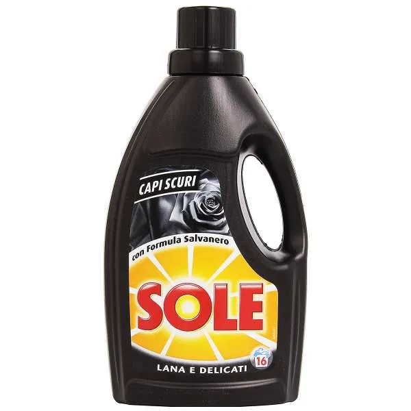 SOLE Sole Detersivo Lana e Delicati 1000ml - Capi Scuri - MegaPrezzo