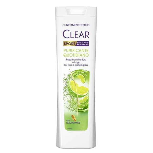 CLEAR Clear Shampoo Sport 225ml - Purificante Quotidiano - MegaPrezzo