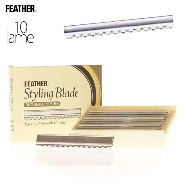 FEATHER Feather Styling Blade - 10 Lame - MegaPrezzo