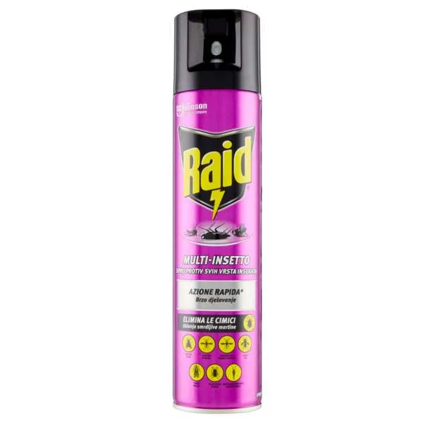 RAID Raid Insetticida Spray Multi Insetto - 400ml - MegaPrezzo