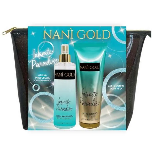 NANI Nanì Gold Cofanetto Infinite Paradise con Acqua e Latte Corpo - MegaPrezzo